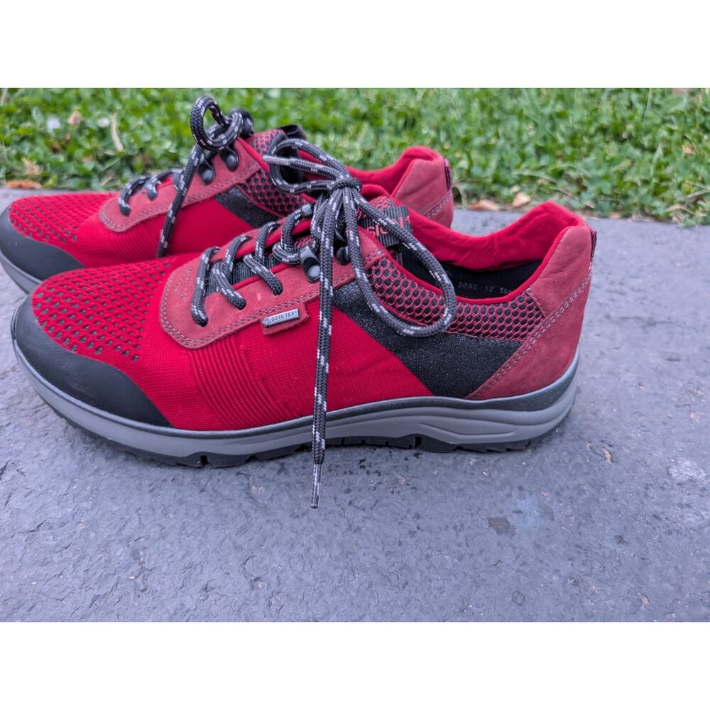 Ara Women's Taryn Lace‎ Up Gore Tex Sneakers Sz 9 Red Fusion Four
